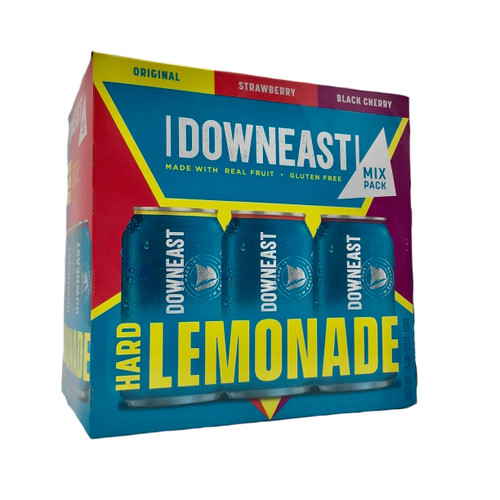 DOWNEAST LEMONADE VARIETY PACK 9 PACK 12 OUNCE CANS