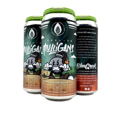 ELM CREEK MULLIGANS NEW ENGLAND PALE ALE 4pk 16oz. Cans