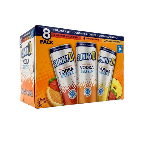 ★sunny★ BUY SUNNY D VODKA SELTZER FALL VARIETY EACH | Fridley Liquor