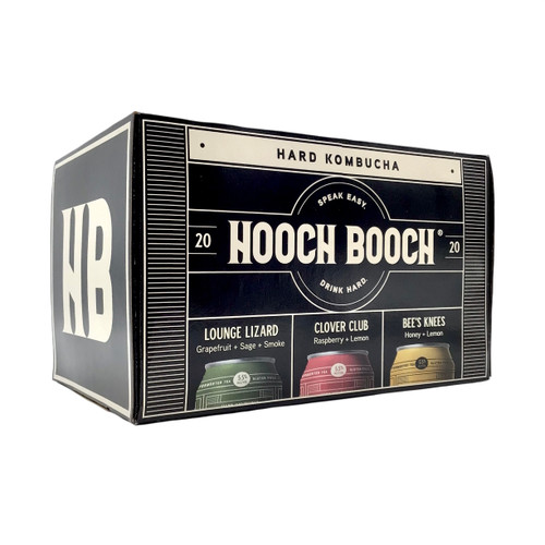 HOOCH BOOCH HARD KOMBUCHA VARIETY PACK 6pk 12oz. Cans