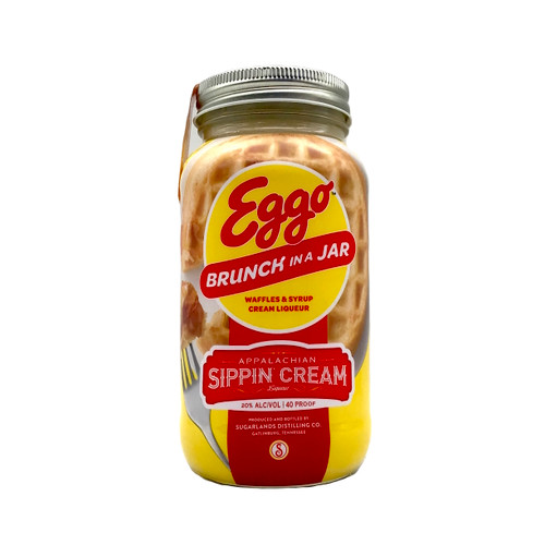 SUGARLANDS EGGO BRUNCH IN A JAR WAFFLES & SYRUP CREAM LIQUEUR 750ml