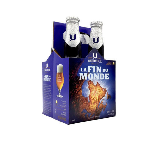 UNIBROUE LA FIN DU MONDE 4pk 12oz. Bottles