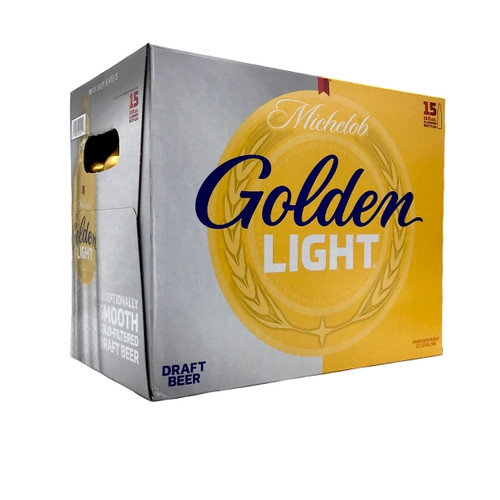 MICHELOB GOLDEN LIGHT 15 PACK 16 OUNCE ALUMINUM BOTTLES
