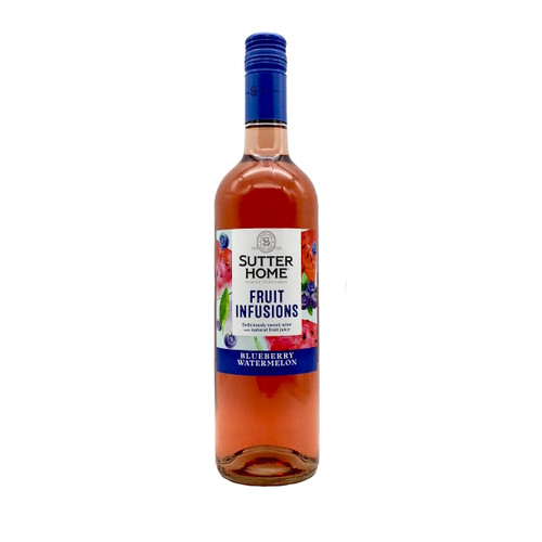 SUTTER HOME FRUIT INFUSION BLUEBERRY WATERMELON 750ml