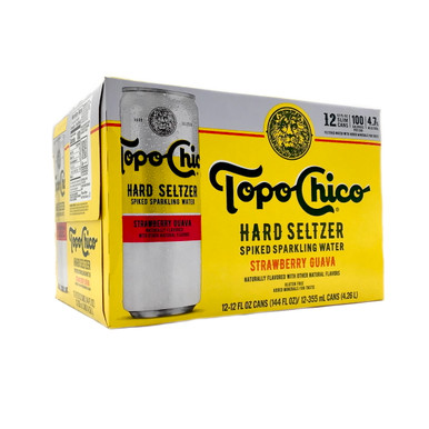 BUY TOPO CHICO STRAWBERRY GUAVA HARD SELTZER EACH | Fridley Liquor