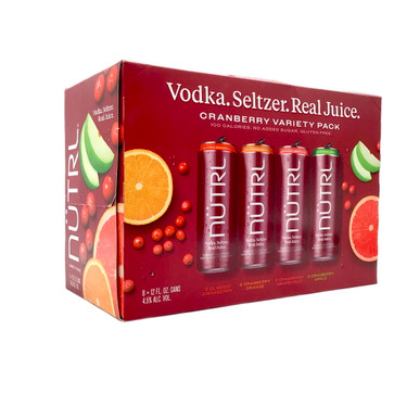 BUY NUTRL CRANBERRY VARIETY VODKA SELTZER EACH | Fridley Liquor