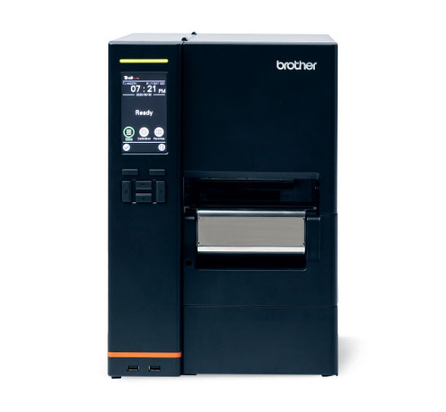 Brother Titan TJ-4422TN 4.5" | 203 dpi | 14 ips Thermal Transfer Industrial Label Printer with USB/LAN/Touch Panel/Internal Full Roll Rewind