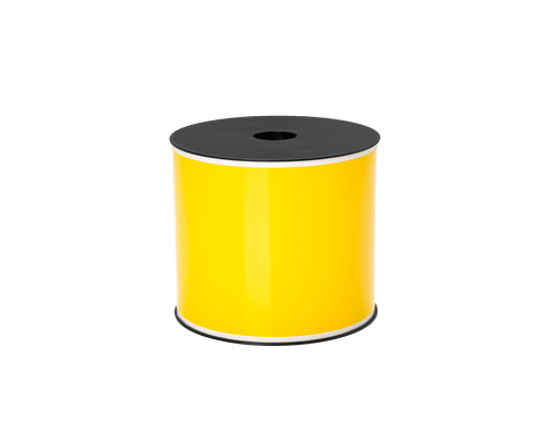 Brother BMSLTMIL401 | 4" x 150ft Yellow Continuous MIL-STD-129 Vinyl Thermal Transfer Label Tape 1' Core