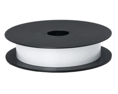 Brother BMSLT102CB | 1\" x 125ft White Continuous Polymide Thermal Transfer Label Tape 1\' Core Image 1