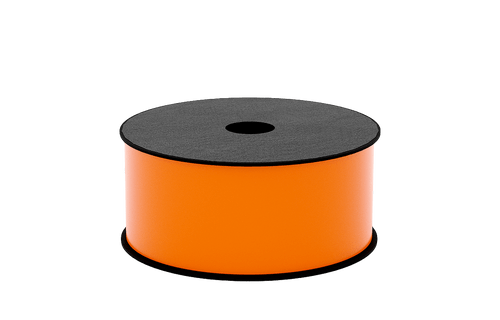 Brother BMSLT206 | 2" x 150ft Orange Continuous 2.8mil Vinyl Thermal Transfer Label Tape 1' Core Image 1