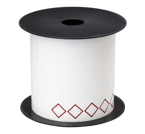 Brother BMSLT46GHS5V2 | 4" x 6 White Die Cut GHS 5 Diamonds Vinyl Thermal Transfer Labels 200/Roll 1' Core