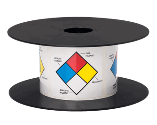 Brother BMSLT22NFPA | 2\" x 2 White Die Cut NFPA Color Diamonds Vinyl Thermal Transfer Labels 200/Roll 1 Rolls/Case 1\' Core Image 1 Brother BMSLT22NFPA | 2\" x 2 White Die Cut NFPA Color Diamonds Vinyl Thermal Transfer Labels 200/Roll 1 Rolls/Case 1\' Core Image 1