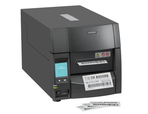 Citizen CL-S703III-EPUS-C Industrial Label Printer | CL-S703 Type III, DT/TT, 300 DPI, USB + Ethernet + WiFi (ES04), SR Dongle (OPT-807), w/ Standard Cutter