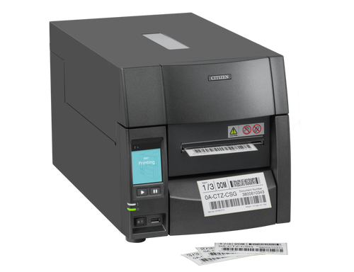 Citizen CL-S703IIINNU-P Industrial Label Printer | CL-S703 Type III, DT/TT, 300 DPI, USB + Ethernet, w/ Peeler