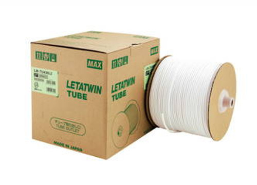 MAX Letatwin LM-TU436L L Tube 3.6mm x 200m Vinyl PVC Drum Roll | LM90081 MAX-LM90081 DurafastLabel.ca MAX Letatwin LM-TU436L L Tube 3.6mm x 200m Vinyl PVC Drum Roll | LM90081 MAX-LM90081 DurafastLabel.ca