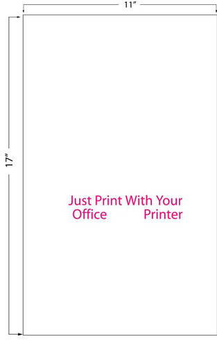 Inkjet 11���x17��� Pigment GHS BS5609 Chemical Label Sheets 250/Pack 97009 DurafastLabel.ca