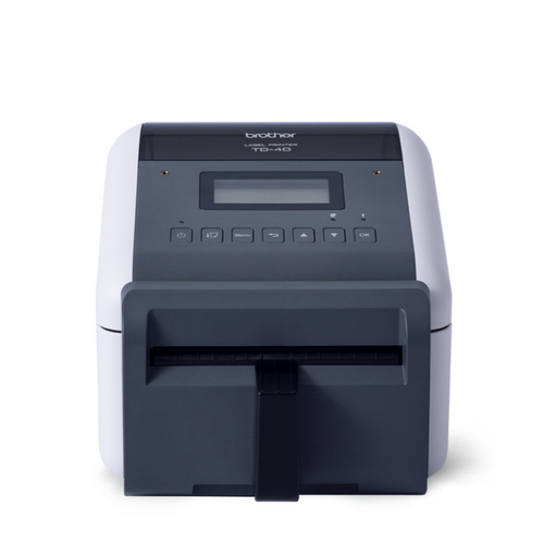 Brother TD4550DNWBFC |TD 4D 4-Inch 203 dpi - 8 ips Direct Thermal Linerless Desktop Barcode Printer with LAN/USB/WiFi/Bluetooth