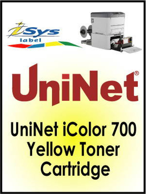 UniNet iColor 700 Yellow Toner Cartridge Image 1 UniNet iColor 700 Yellow Toner Cartridge Image 1