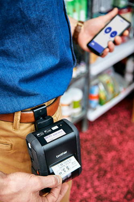 Brother RJ2150 | RuggedJET 2-Inch Rugged Mobile Receipt and Label Printer with Wi-Fi and Bluetooth Wireless Technology