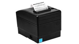 BIXOLON SRP-S300L Black 3-Inch Linerless Thermal Printer w/ USB/Serial/Cutter | SRP-S300LOSK