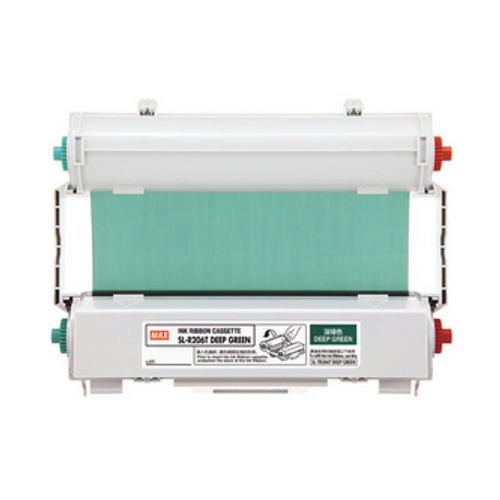 MAX Bepop CPM-200GU SL-R207T GREEN RESIN RIBBON 200mmx50m