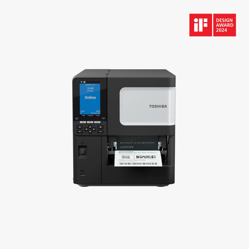 Toshiba BX420T-GS02-QM-S | BX420T 4-inch wide 203 dpi Flathead Thermal Transfer Barcode Label Printer USD+LAN
