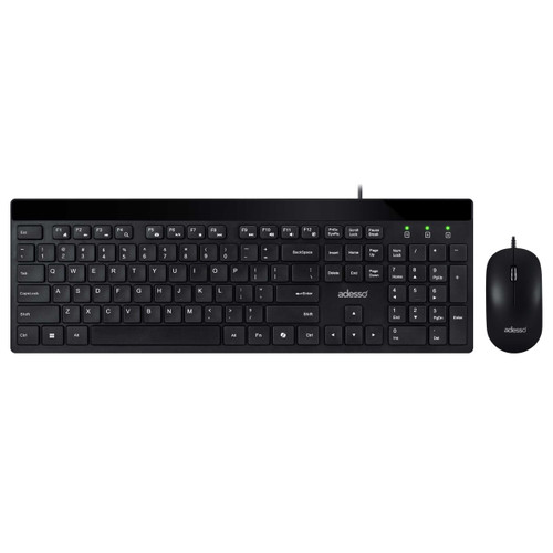 Adesso AKB-140CB | Low Profile keyboard and mouse combo ADE-AKB-140CB DurafastLabel.ca