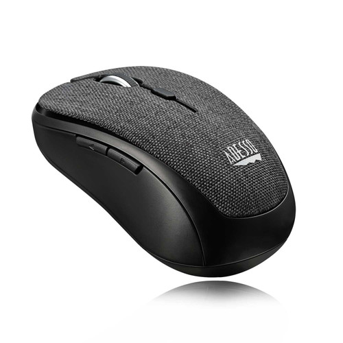 Adesso IMOUSES80B | Wireless Blk Fabric Mini Optical Mouse ADE-IMOUSES80B DurafastLabel.ca
