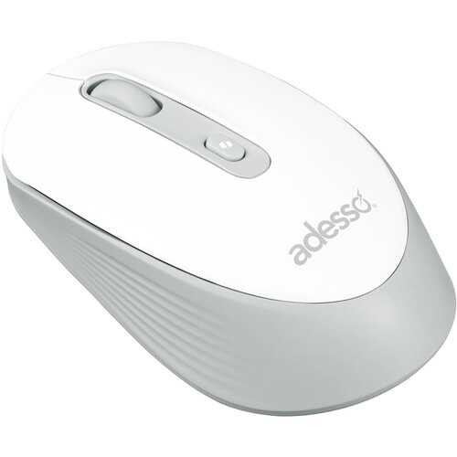 Adesso IMOUSEA30W | Wireless Mouse with AI Copilot Shortcut Button (WHITE) ADE-IMOUSE-A30W DurafastLabel.ca