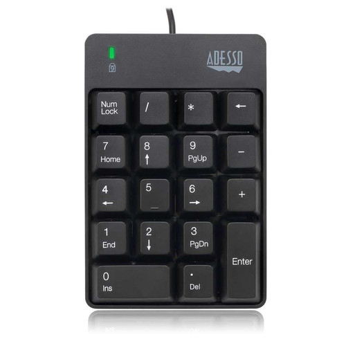 Adesso AKB-601UB | SPILL RESISTANT 18-KEY NUMERIC KEYPAD ADE-AKB-601UB DurafastLabel.ca