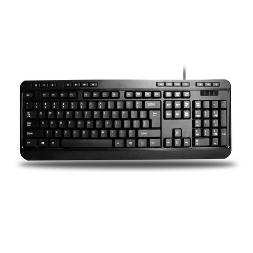 Adesso AKB-132PB | DESKTOP MULTIMEDIA PS/2 BLACK KEYBOARD ADE-AKB-132PB DurafastLabel.ca