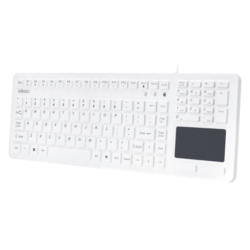 Adesso AKB-270UW | ANTIMICROBIAL WATERPROOF USB TOUCHPAD KB