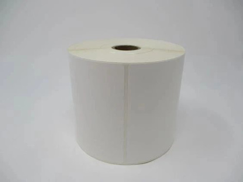 Thermal Transfer 4in x 6in Matte Polypropylene Labels with Freezer Adhesive For Frozen Foods 250/Roll 1in Core