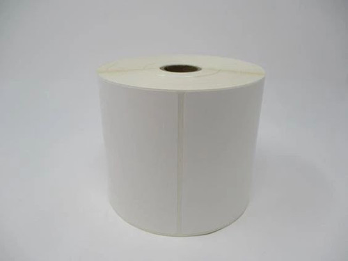 Thermal Transfer 4in x 3in Matte Polypropylene Labels with Freezer Adhesive For Frozen Foods 500/Roll 1in Core