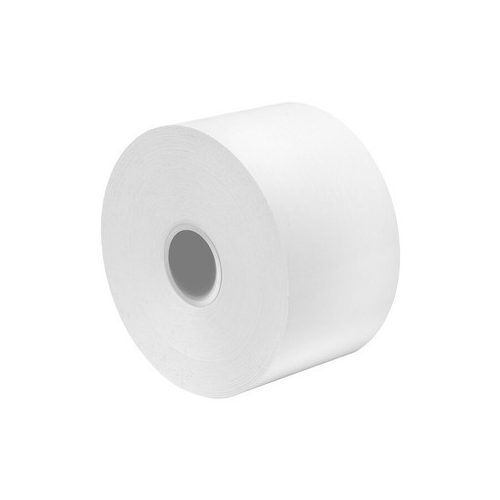 Linerless 58mm x 170 Ft White Direct Thermal Label Roll - Repositionable Adhesive - 1.0" Core/3.125"OD For POS Printers