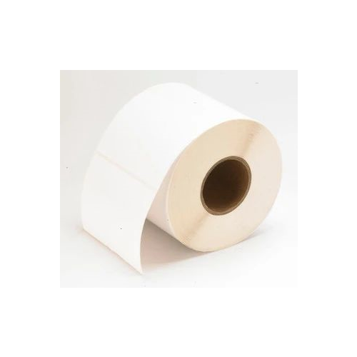 C4000 1.46" x 3.58" Oval Clear Polypropylene Labels 310/Roll 2in Core - 4in OD - Black Sensor Mark