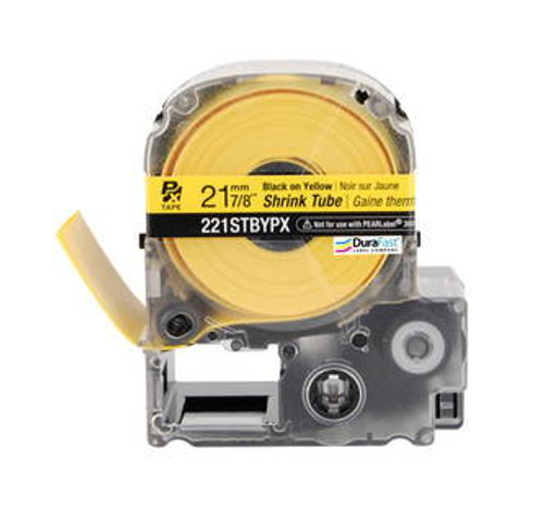221STBYPX 7/8\" Yellow Matte Heat Shrink Tube PX Tape Image 2
