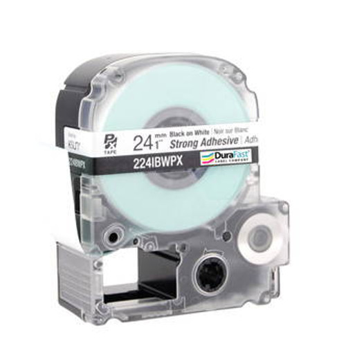 224IBWPX 1\" White Glossy Polyester Label PX Tape Image 2