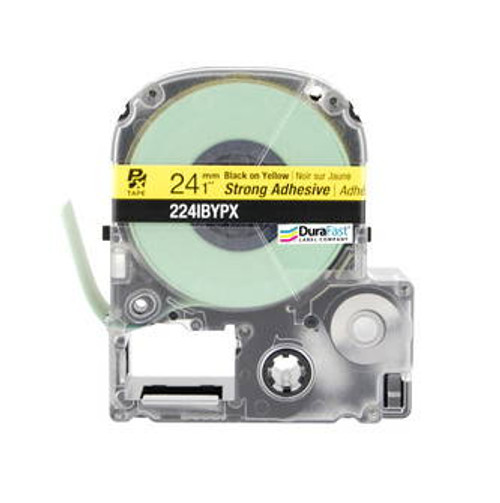 224IBYPX 1\" Yellow Glossy Polyester Label PX Tape Image 2