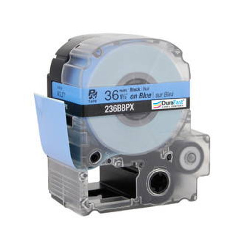 236BBPX 1 1/2\" Blue Glossy Polyester Label PX Tape Image 1 236BBPX 1 1/2\" Blue Glossy Polyester Label PX Tape Image 1