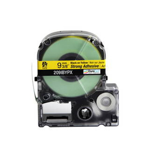 209IBYPX 3/8\"  Yellow Glossy Polyester Label PX Tape Image 2