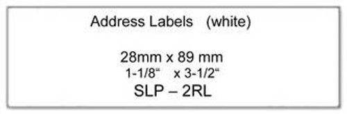 Seiko SLP620/650 1.125 x 3.5 White Address Labels SLP-1RL Image 3 Seiko SLP620/650 1.125 x 3.5 White Address Labels SLP-1RL Image 3