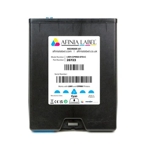 Afinia L901/CP950 Standard Cyan Ink Cartridge - 250ml