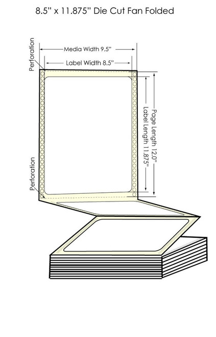 Epson GP-C831 8.5\" x 11.875\" GHS BS5609 Chemical Labels 600/Carton