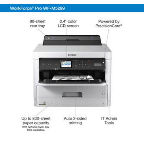 Epson WorkForce Pro WF-M5299 Monochrome Printer Image 4