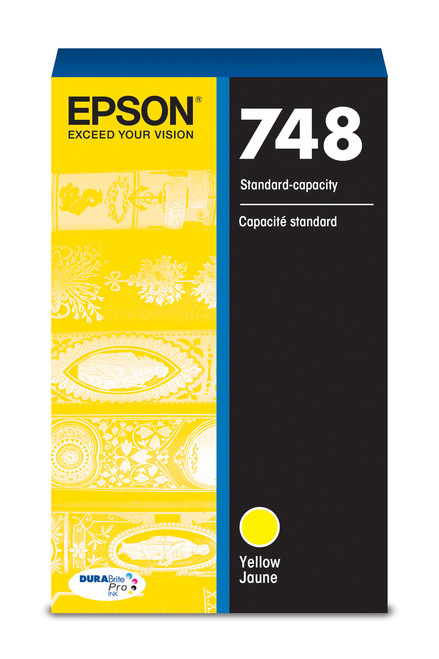 Epson WorkForce Pro 748 Standard Capacity Yellow Ink 1,500 Page Yield Image 1