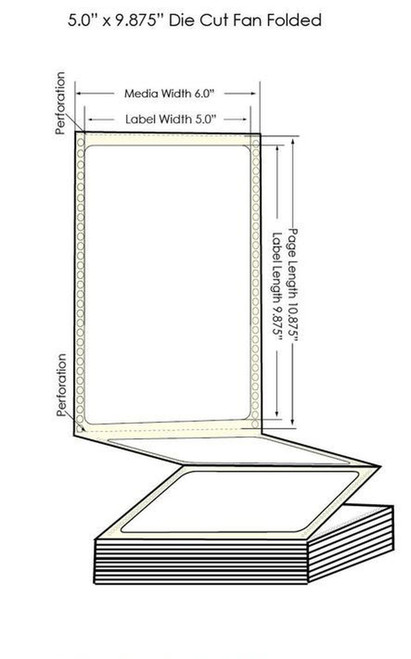 GP-C831 5" x 9 7/8" BS5609 Chemical Labels 600/Carton