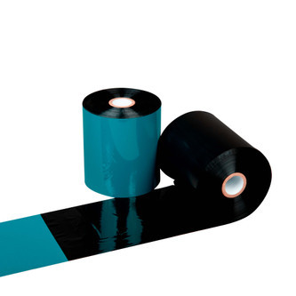 Zebra 170/172PAX 4.33\" x 2953 feet TDW121 Wax-Resin Enhanced Ribbon with Ink OUT | 12/Ctn Image 1