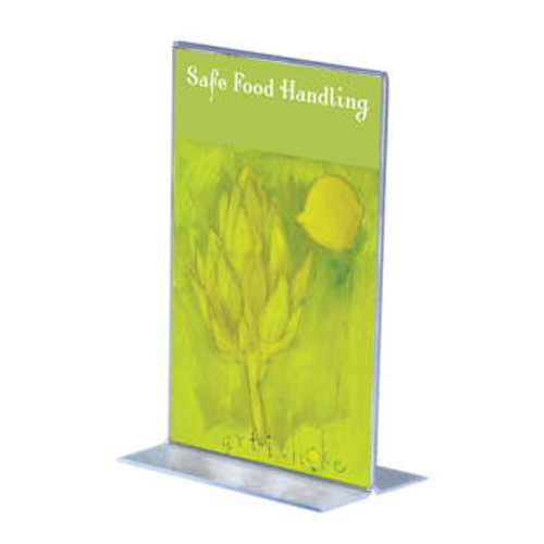 Deflecto Wall Mount Display Frame, 8.5 x 11, Silver Image 1 Deflecto Wall Mount Display Frame, 8.5 x 11, Silver Image 1