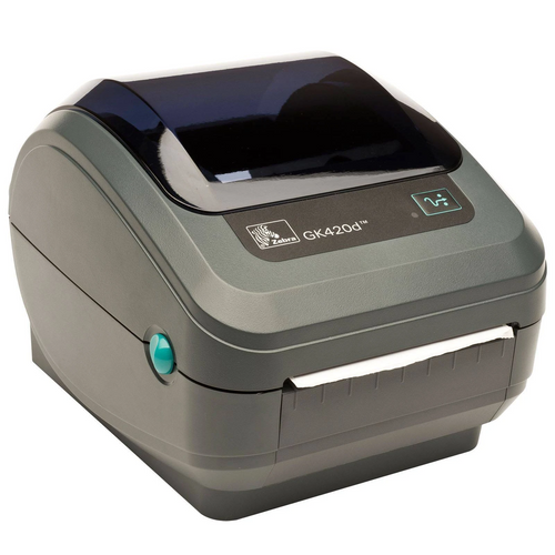 Zebra GK420D 203 dpi Desktop Direct Thermal Label Printer 4"/USB